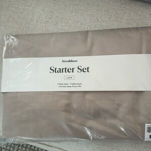 BROOKLINEN LUXE SATEEN STARTER SET (QUEEN)